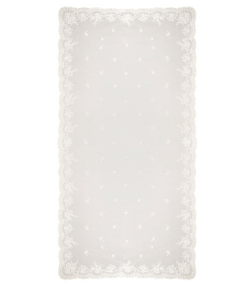 Mantilla bordada a mano