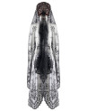 Mantilla bordada a mano