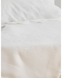 Hand embroidered bedding set