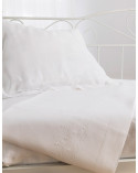 Hand embroidered bedding set