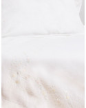 Hand embroidered bedding set