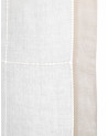 Cortina beige bordada a mano