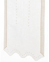 Cortina beige bordada a mano