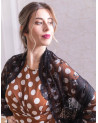 Mantilla bordada a mano