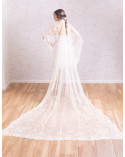 Hand embroidered bride mantle