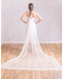 Hand embroidered bride mantle