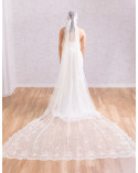 Hand embroidered bride mantle