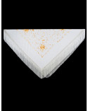 Machine embroidered Manila shawl