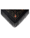 Machine embroidered Manila shawl