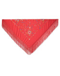 Machine embroidered Manila shawl